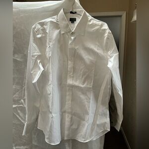 J. Crew Men's White Dress Shirt